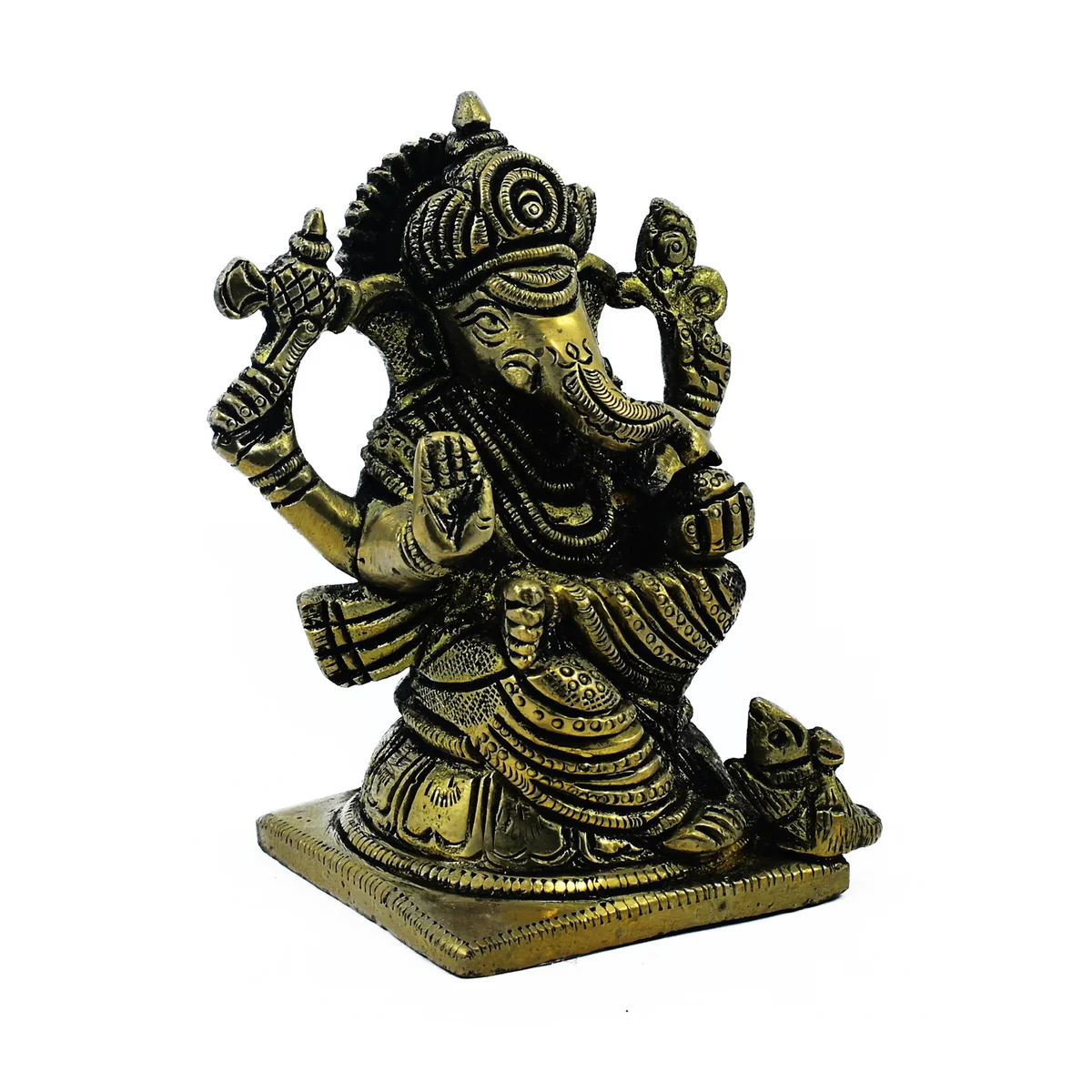 SmileSellers Brass Antique Ganesh1