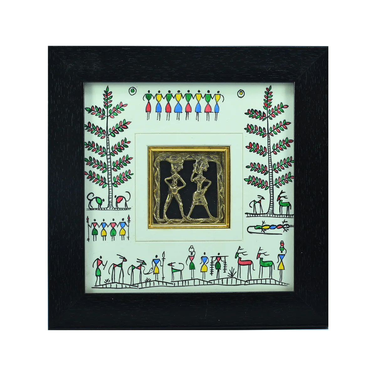 SmileSellers Hand made dokra showpiece,wall hanging,wall decor photo frame